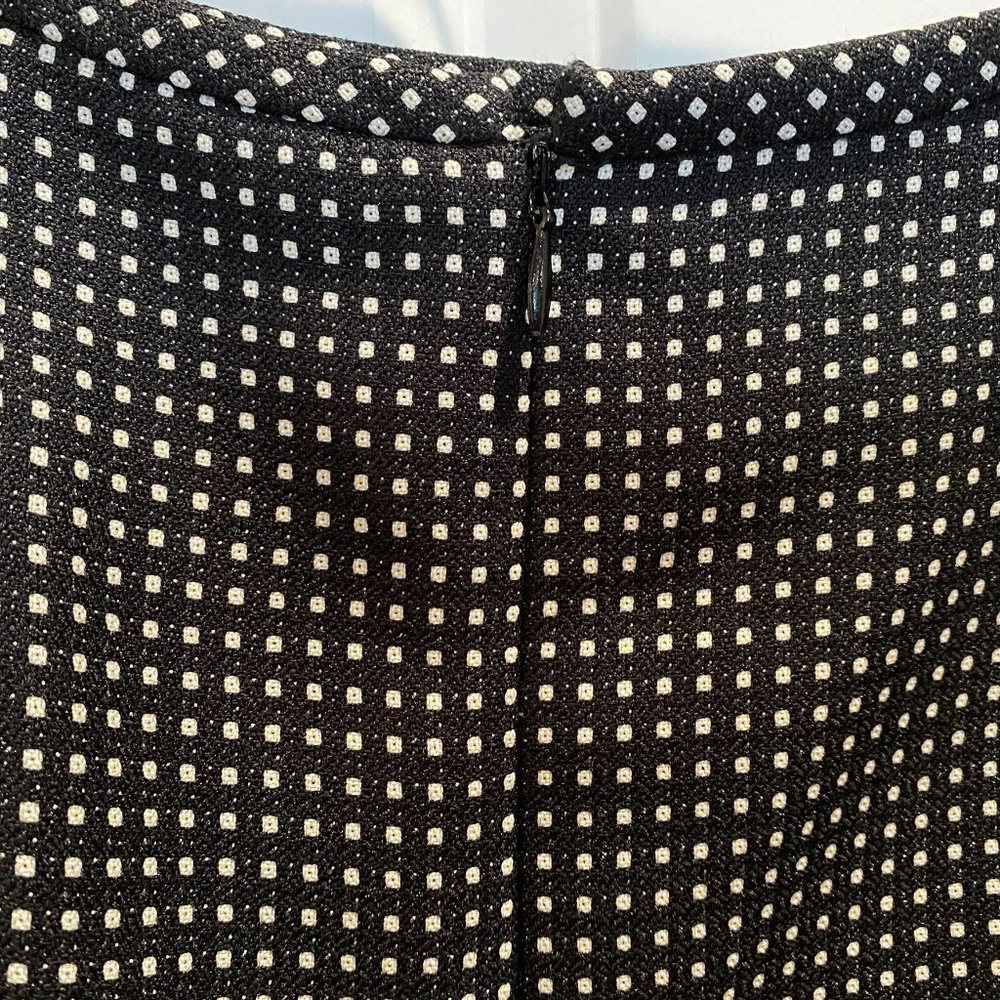 Le Suit Separates Black and White Polka Dot Skirt Size 6 - Picture 4 of 7